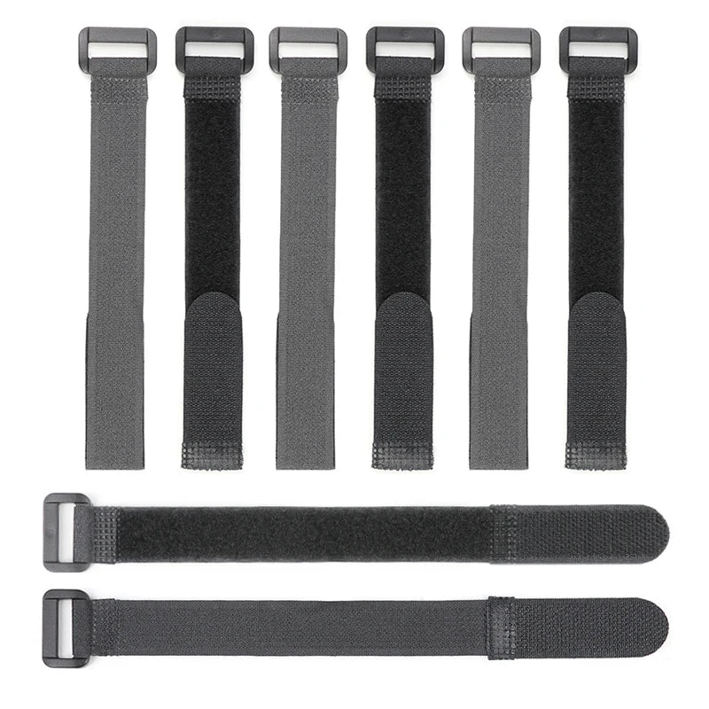 Black 200mm ~ 600mm Cable Ties Reusable Self Adhesive Nylon Strap Reverse Buckle Line Wire Organizer Hook Loop Bundle Fastener