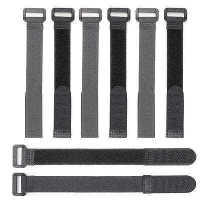 Black 200mm ~ 600mm Cable Ties Reusable Self Adhesive Nylon Strap Reverse Buckle Line Wire Organizer Hook Loop Bundle Fastener