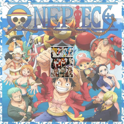 Anime One Piece Diy Color Flash Cards Hancock Perona Nami Robin Yamato Collection Cards Christmas Birthday Gifts Children's Toys