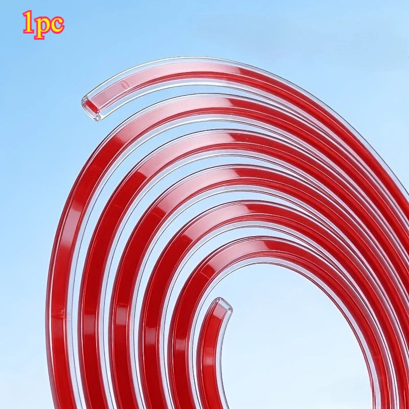Transparent PVC Car Door Edge Protector Strip, Anti‑Scratch Anti‑Collision Universal Fit Car Exterior Accessory