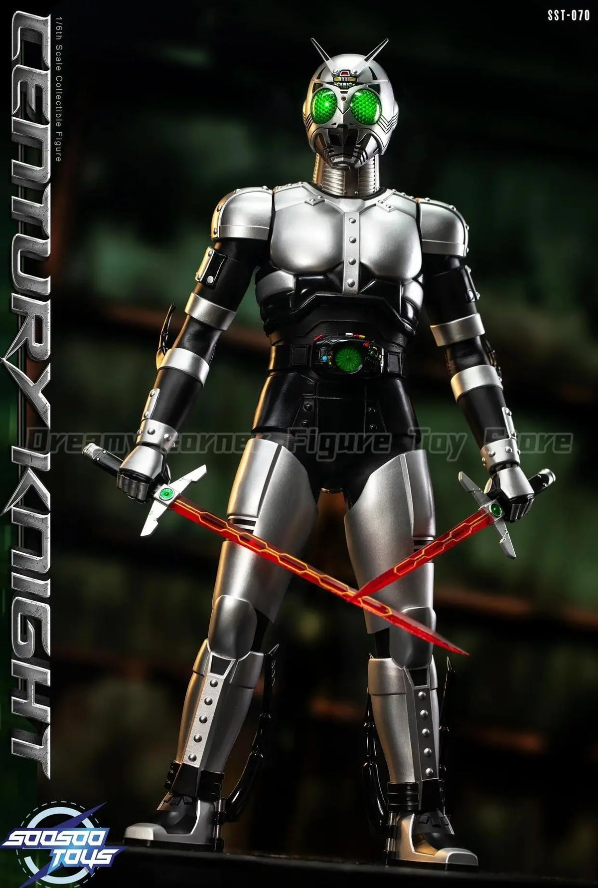 【In Stock】Original SOOSOOTOYS SST-070 Silver Shadow Warrior Kamen Rider Shadow Moon 1/6 Action Figure Toy
