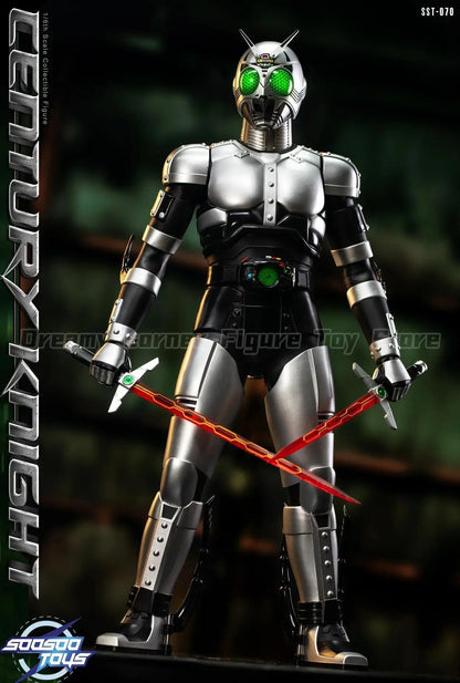 【In Stock】Original SOOSOOTOYS SST-070 Silver Shadow Warrior Kamen Rider Shadow Moon 1/6 Action Figure Toy