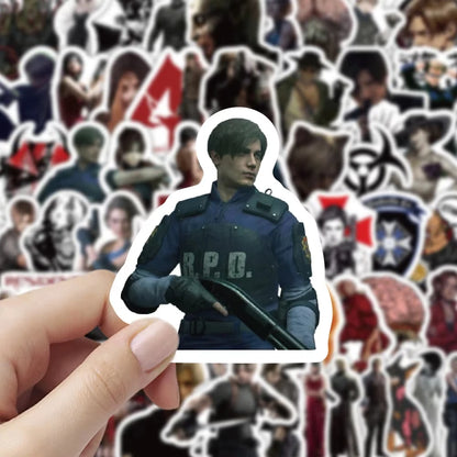 Resident Evil Stickers Graffiti Stickers DIY Diary Phone Case Handmade Scrapbook Aesthetic Stickers