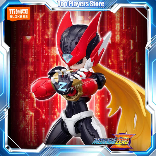 Genuine Blokees Mega Man Zero Action Figure ROCKMAN Toys Shooting Star Rockman Champion Class Assembly Model Kit Gifts