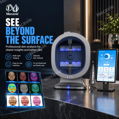 Professional 3D Facial X5 Camera Scanner Digital Skin And Hair Analysis Measuring Machine UV Facial Scanner Skin Analyzer