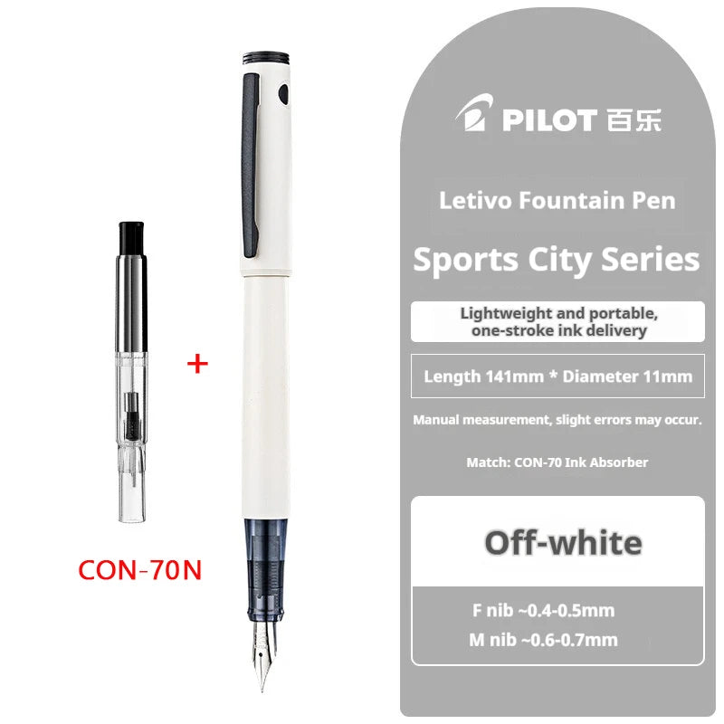 Japan PILOT Fountain Pen M/F Alloy Nib Ergonomic Grip F/M Nib Calligraphy Pens Luxury Daily Writing Drawing Signature Stationery