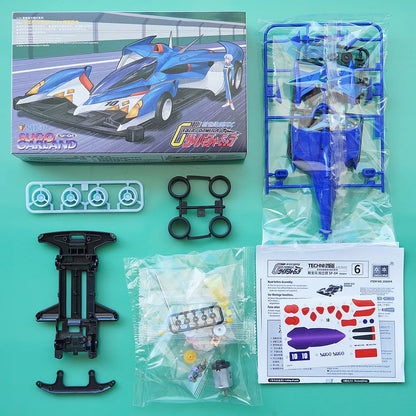 Daxing Xingda MINI 4WD Car High Intelligence Formula TZ-X Chassis Thunder God Asurada F