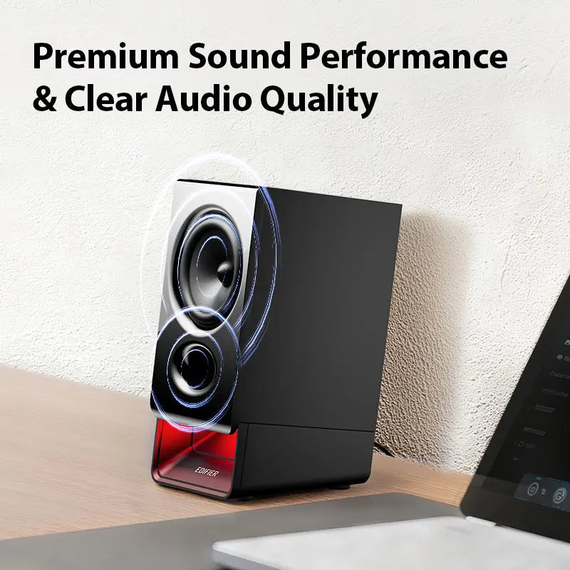 Edifier R20BT USB-Powered Speaker Bluetooth 6.0 Computer Speakers With Light Effects USB-C AUX Inputs