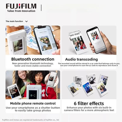 Fujifilm Instax Mini LiPlay One-shot Imaging Mini Digital Camera Birthday Gift Instax Instant Camera Instax Film Mini