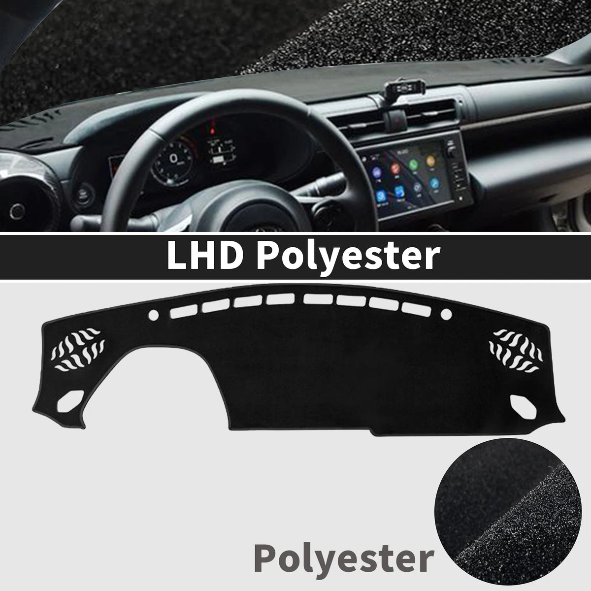 for Toyoa 86 GR86 2021 2022 2023 2024 2025 Car Dashmat Dashboard Cover Pad DashMat Sunshade Protective Carpet Accessories