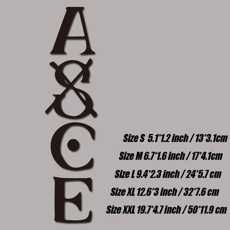 'ASCE"decal,creative&fashion decal for anime fans,high quality for car truck &laptop,waterproof car exterior decoration