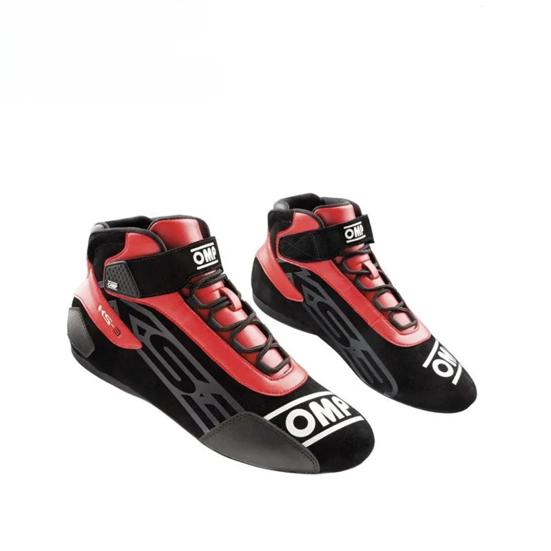Original Cowhide Racing Shoes, Casual Sports Kart Motorcycle Boots