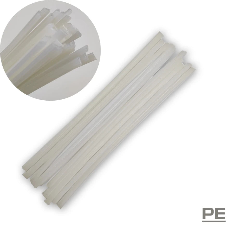 40pcs Plastic Welding Rods 200mm/300mm Length ABS/PP/PVC/PE Welding Sticks 5x2mm For Plastic Welder