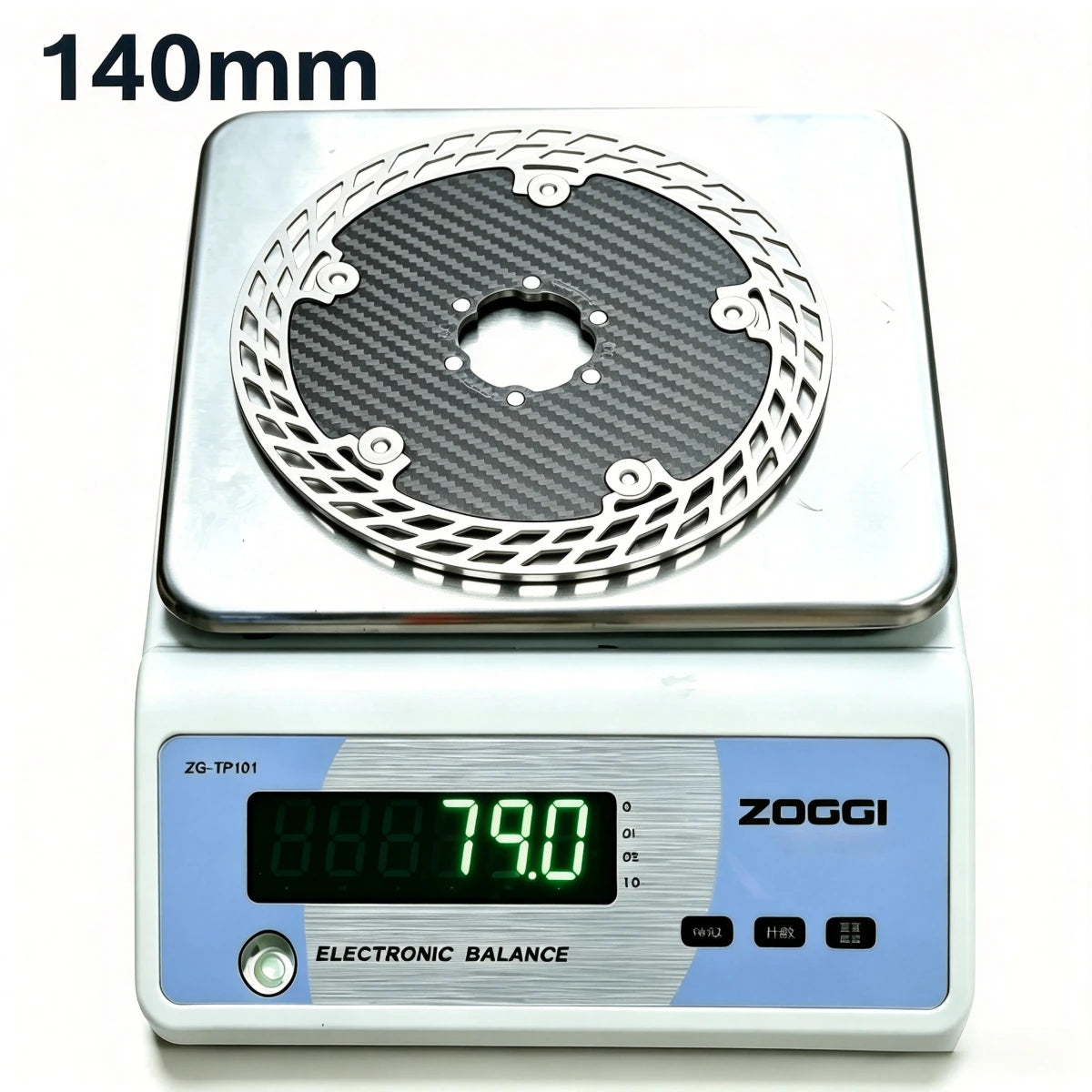 Ultra Light Carbon Fiber Bicycle Disc Brake Rotor 140mm 160mm 180mm 6-Bolt Center Lock Floating Brake Disc Stainless Steel Heat