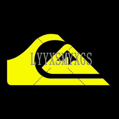 Personality Self-adhesive Quiksilver Surfboard Car Sticker Automotive Rear Window and Bumper Waterproof Vinyl Decal Decorative