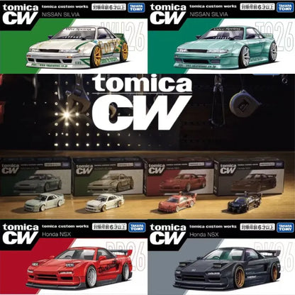 In Stock Tomy Tomica Works Nissan Silvia Diecast Racing Car Model Alloy Collectible Creative Hobby Display Ornament Model Toy