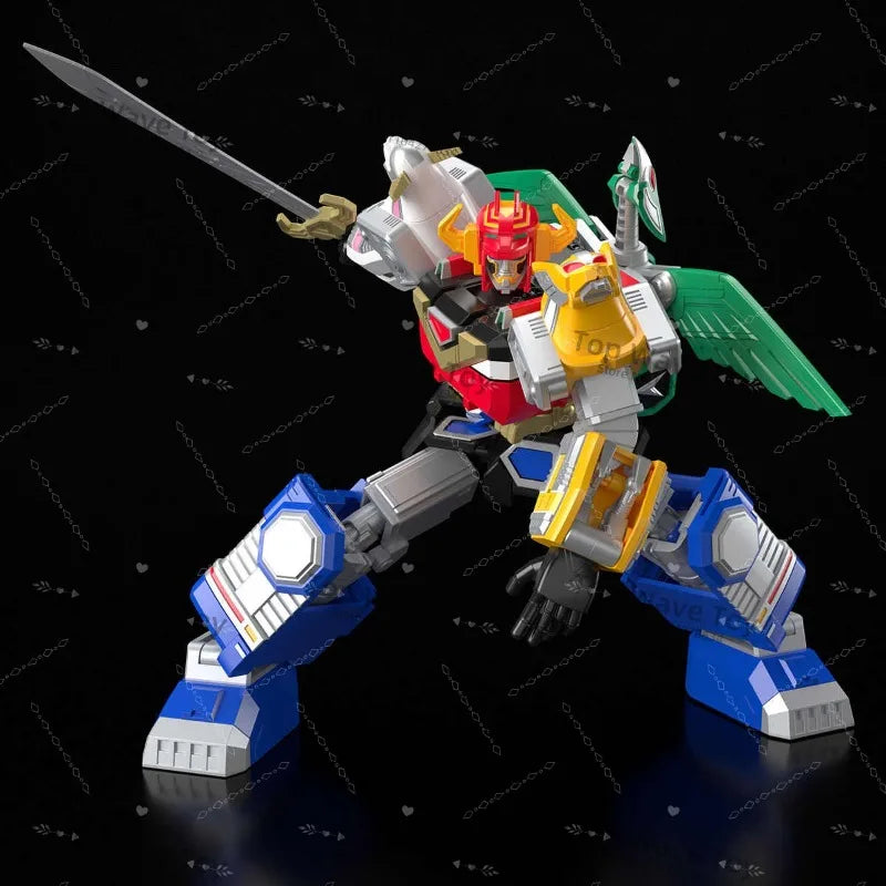 New Stock Bandai SHOKUGAN Star Animals Rangers-Galaxyman Action Toy Figures Galactic Orc Silver Armor King Anime Figures Toys