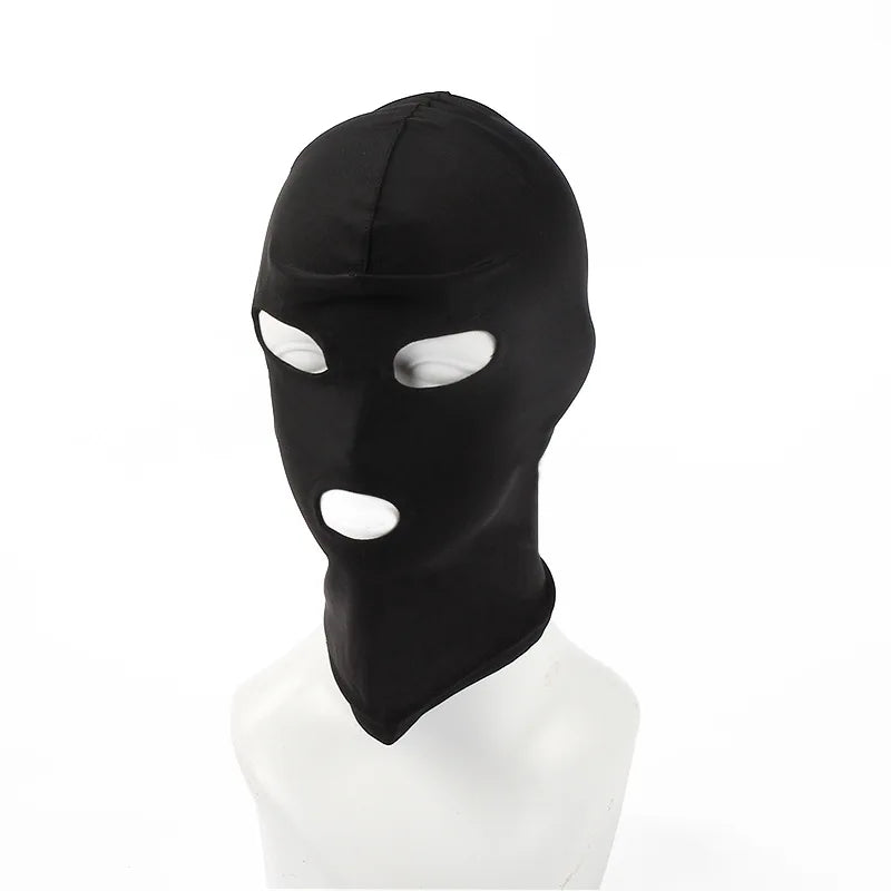 Mask Hood Sexy Toys Open Mouth Eye Bondage Party Mask Cosplay Slave Punish Headgear Adult Game BDSM Bondage Set