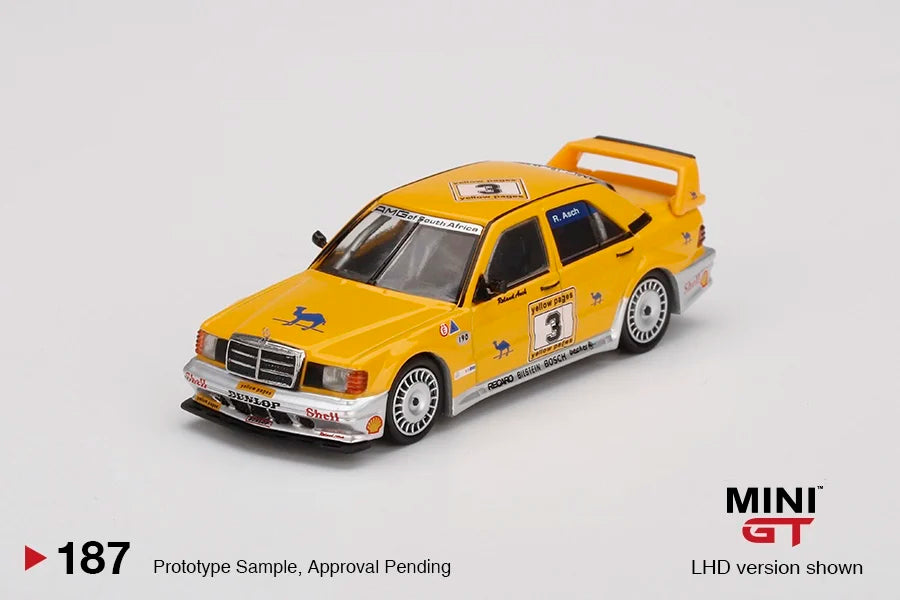 1:64 190E 2.5-16 Evolution II #3 #187 #196 #197 alloy die-cast simulation car model, adult ornaments,boys' toys,children's gifts