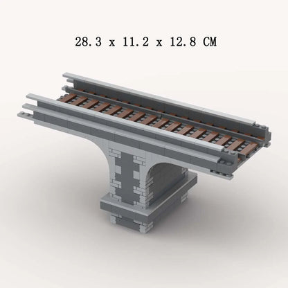 MOC Train Carriage Model, Rail Transport Vehicle, Coal Transport Vehicle, Rail Lift Pole Indicator Light, Train Accessories