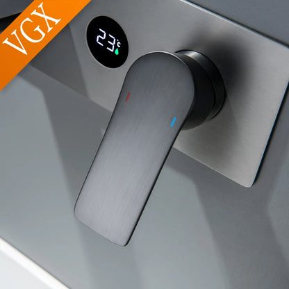 VGX Concealed Basin Faucets Embedded Cartridge Basin Mixer Bathroom Faucet Gourmet Washbasin Tapware Hot Cold Water Tap Brass