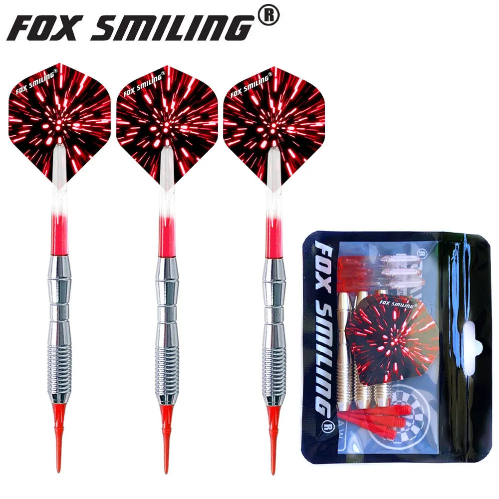 Fox Smiling 3PCS 18g Soft Darts With Nylon Darts Tips And Shafts