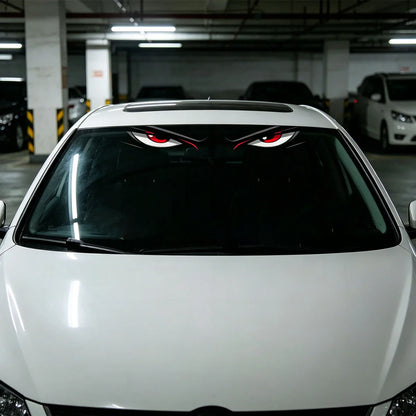 One-piece eye-catching car windshield eye sticker, car window decal Front windshield decal, suitable for all car models