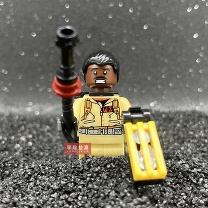 MOC Ghostbusters Raymond Stantz Peter Venkman Model Building Blocks Enlighten Figure Toys For Children Christmas Gifts