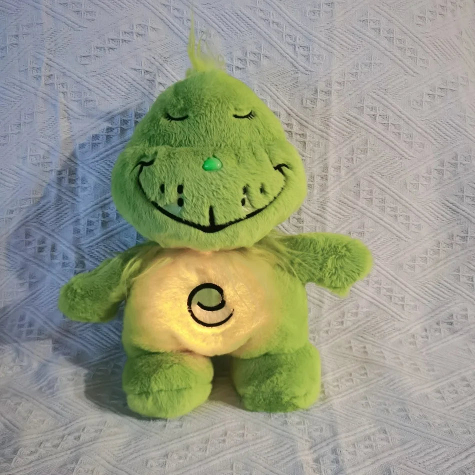 2026 Hot Anime Pok é mon Pikachu Plush Toys Breath Child Peluche Soothes Toy Sleeping Companion Music Pikachu Plush Kids Gifts