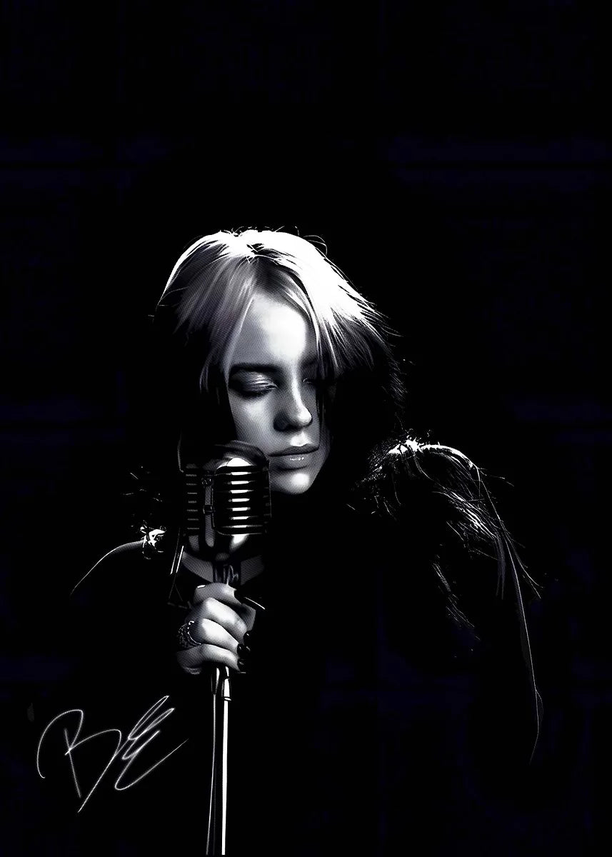 Hot High Burning Singer B-Billies Series Poster Print Canvas Art Picture Home For Living Room Wall Decor Gift Frameless Painting