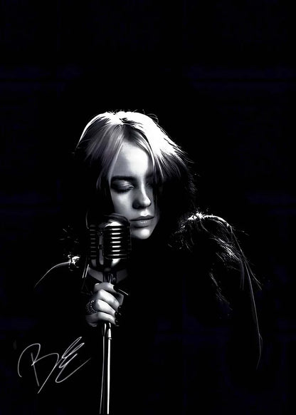 Hot High Burning Singer B-Billies Series Poster Print Canvas Art Picture Home For Living Room Wall Decor Gift Frameless Painting