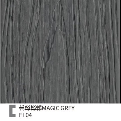 WPC Wall Panel Louver Cladding Exterior Cladding Waterproof Wood Grain Villa Garden Yard Patio Backyard Outdoor Privacy Modern