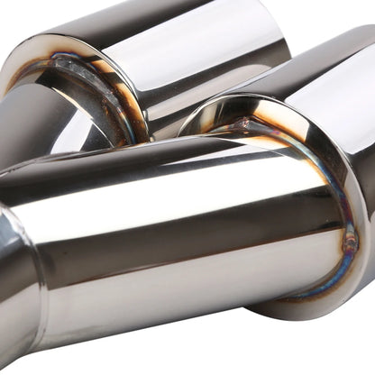 Car  Stainless Steel Muffler Tip Y Shape Double Exit Exhaust Pipe Mufflers Universal Fits exhaust pipes with a diameter of 63mm