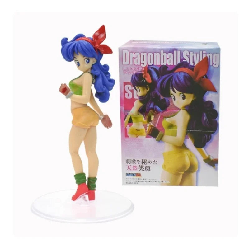 DBZ Anime Figurine Android Launch Bulma Camouflage Kawaii Sexy Bunny Girl VC Action Figures Model Collectible Toys