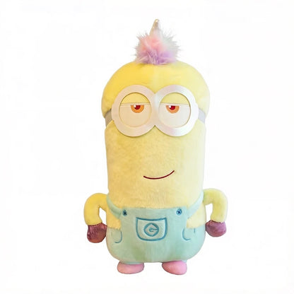 New Cute Unicorn Costume Minions Stuffed Plush Toy Licensed Despicable Me Doll with Rainbow Horn Soft Fluffy Gift for Birthday