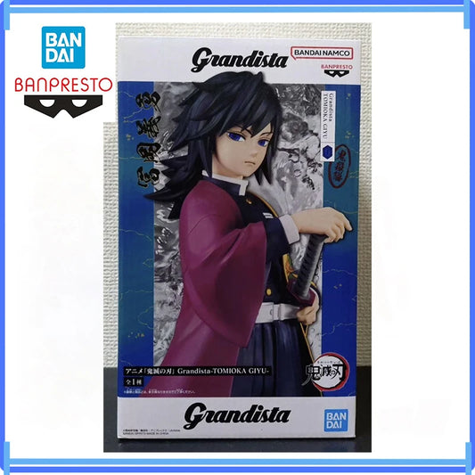 Bandai In Stock Original Banpresto Grandista Demon Slayer Tomioka Giyu Figure Anime Action Model Genuine Boxed Toys Gifts