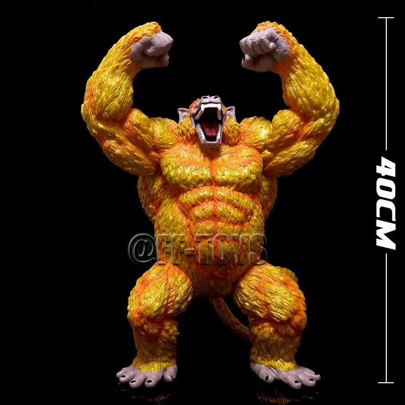 40CM Anime Dragon Ball Great Ape Figure Golden Great Ape Ozaru Vegeta PVC Action Figures Collection Model Toys Gift