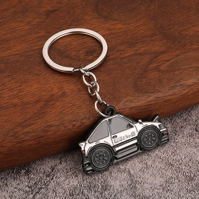 Car Modification Keychain JDM NOS Car Pendant AE86 Keychain Performance Car Keychain Accessories