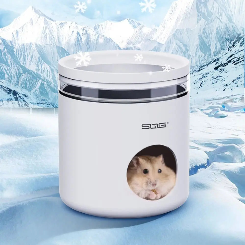 Bite Resistant Hamster Ice Nest Plastic Detachable Hamster Air Conditioning Nest Relieving Heat Summer Hamster House