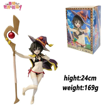 New Anime figure KonoSuba: God's blessing in this wonderful world! Megumin, the Great Magician Mayor Beautiful Figure Model Toy
