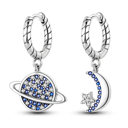 Orstarry 925 Sterling Silver Asymmetric Design Earring Key Lock Earrings Drop Earrings For Women Party Gifts Trendy Jewelry