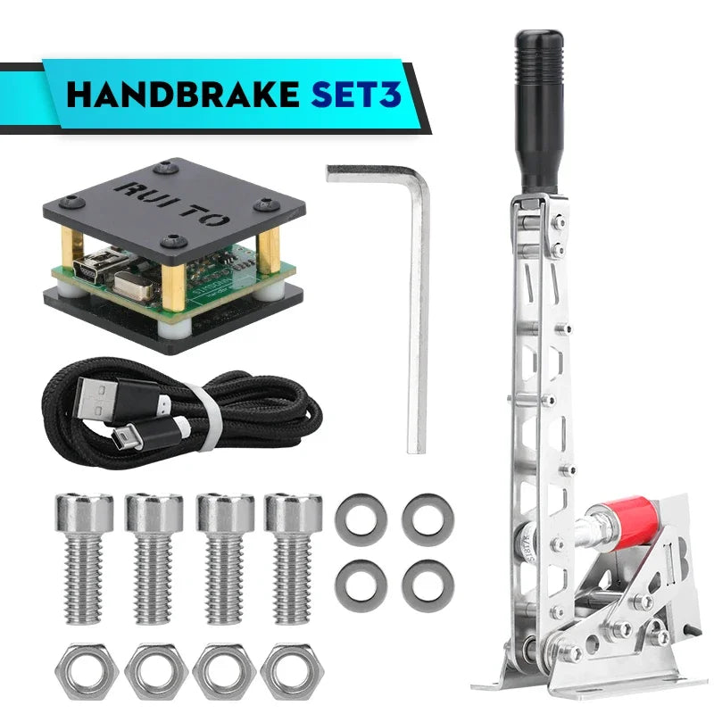 Usb Handbrake for Pc Simracing Hand Brake Sim Racing Handbrake for Game Steering Wheel GamesBrakes 64bit Load Cell Racing Drift