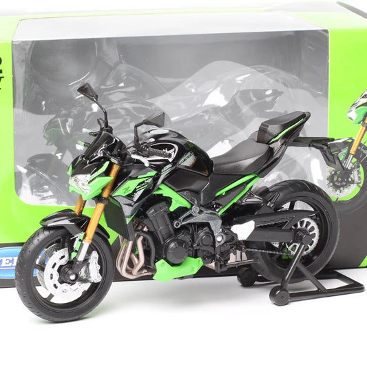 Welly 1/12 Scale Kawasaki Z900 SE Motorcycle Street Model Diecast Metal Toy Bike Vehicle Green Collectibles
