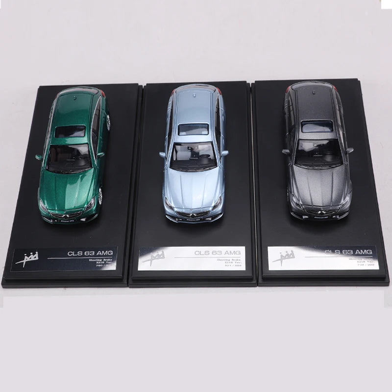 King Model 1:64 CLS63 AMG Gray/Blue/Green Alloy Model Car Limited Edition 999