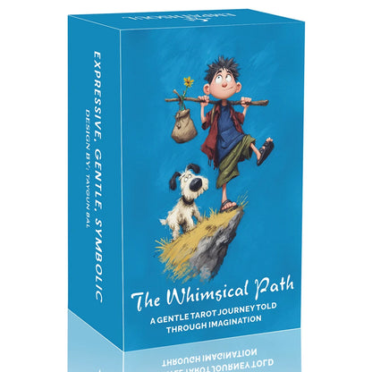 The Whimsical Path, Original Tarot Card Set, 78 Cards with Guidebook, Illustration Style, Card Games, Fortune Telling Toys, 14+