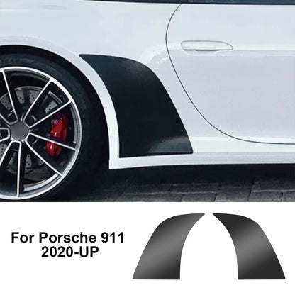 For Porsche 911 2020-2025 Car Rear Door Protective Film Transparent TPU Protective Film Corner Scratch-Resistant Film