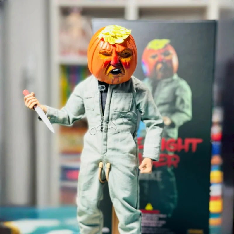 1/6 BBK Halloween Michael Myers Pumpkin Head Version Action Figure Movable Joint Toy Character Collectibles