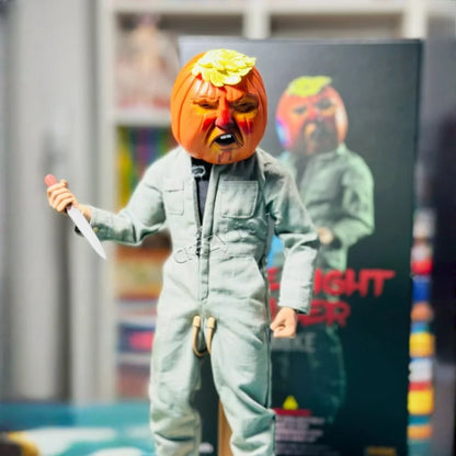 1/6 BBK Halloween Michael Myers Pumpkin Head Version Action Figure Movable Joint Toy Character Collectibles