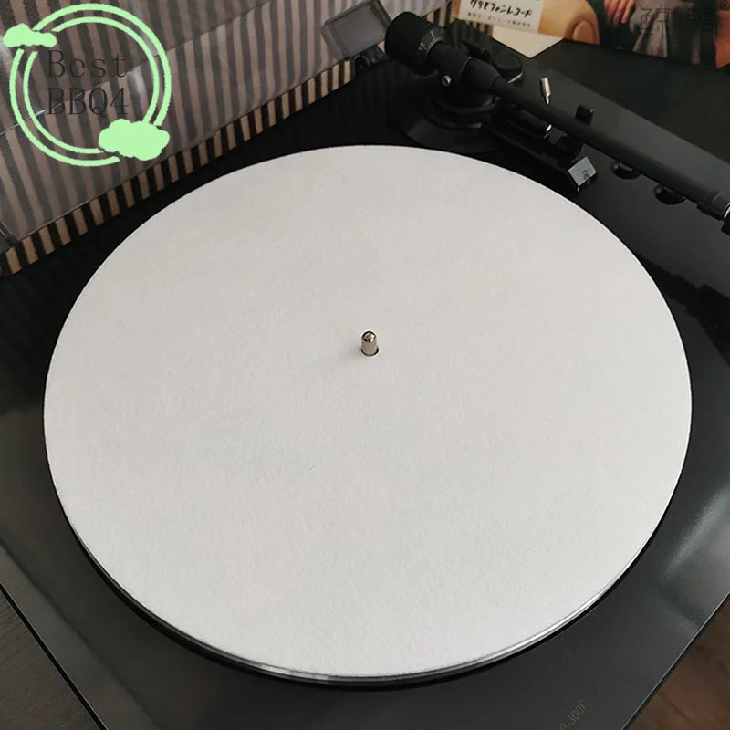 (BBQ4)1PC Slip Mat Felt Turntable Platter Mat For LP Vinyl Record Audio Replacement DIY Accessory Audiophile Thick Turntable Mat