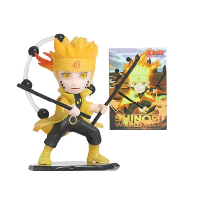 Anime Naruto Blind Box Model Figure 1-12 pcs NARUTO Ninkai Taisen Series Figurine PVC Desktop Collectible Toy Doll Birthday Gift